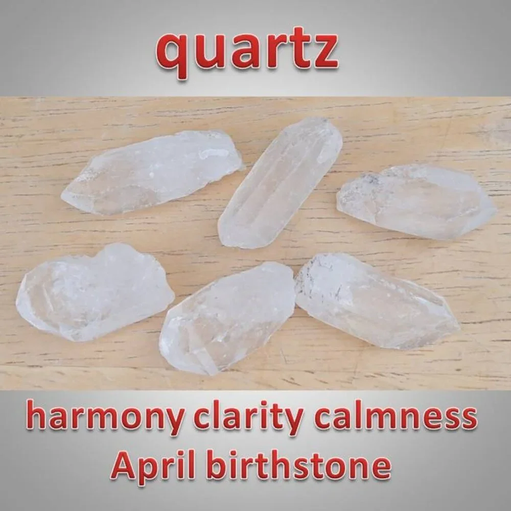ONE quartz point CRYSTAL calmness clarity harmony